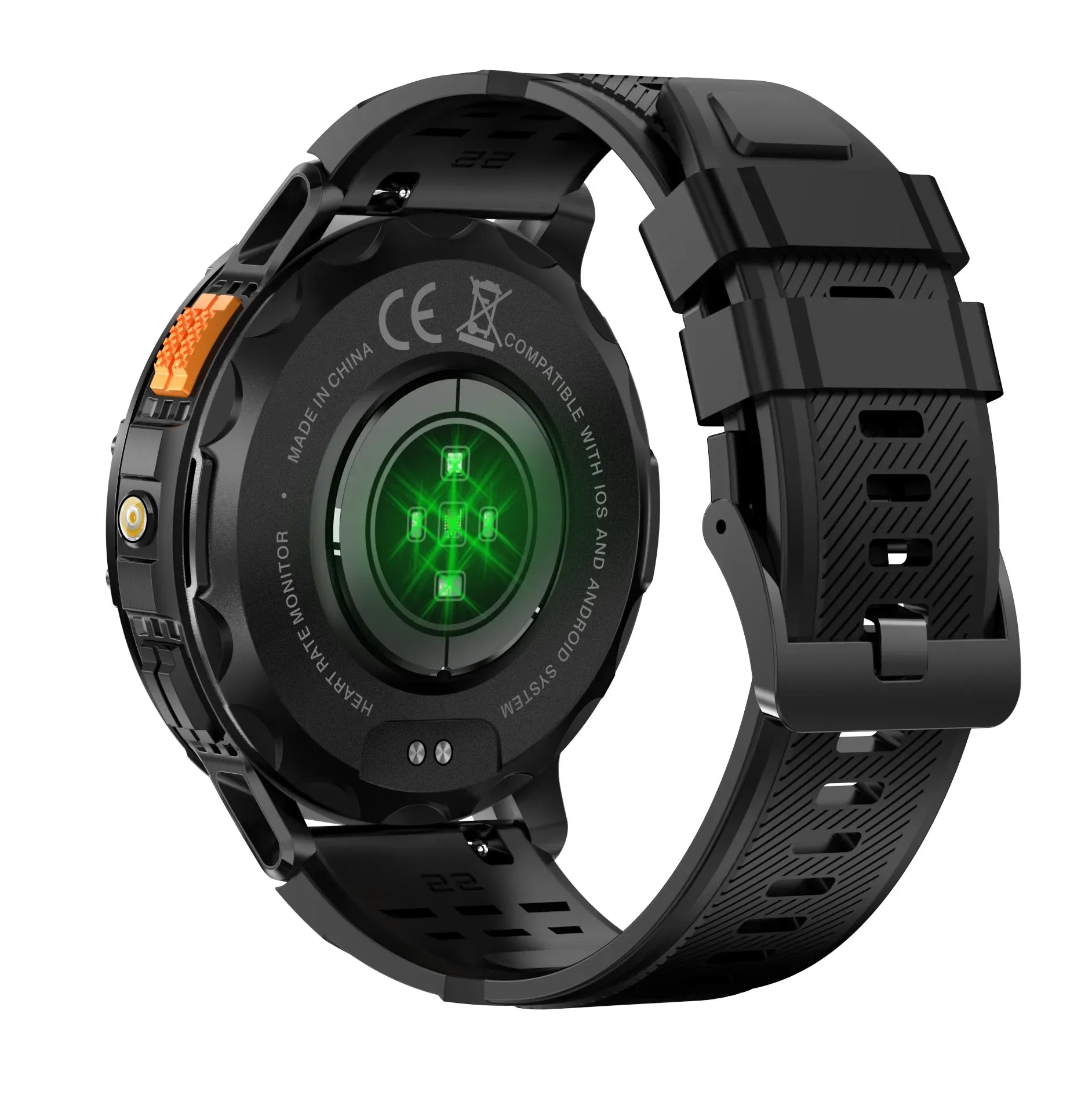 YTGEE AMOLED K65 Smartwatch Sport Smart Watch for Outdoor with Flashlight