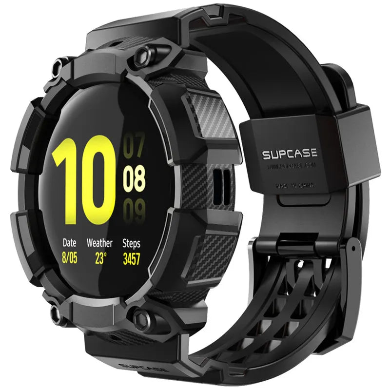 SUPCASE UB Pro Case For Samsung Galaxy Watch Active 2 (44mm) Rugged Protective Cover with Strap Bands For Galaxy Watch Active 2