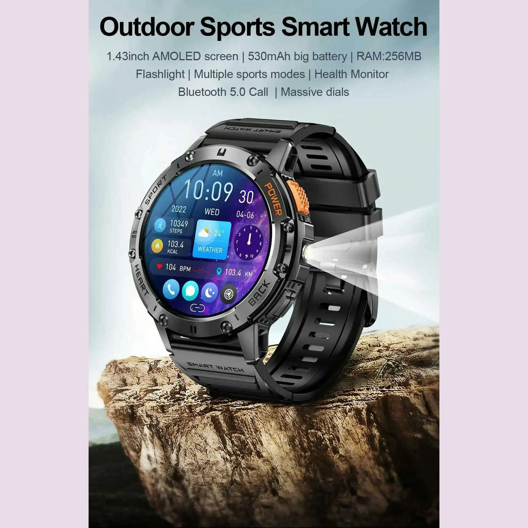 new-sports-watch-k65-smartwatch-heart-rate-monitor-health-tracking-sports-fitness-smartwatch-reloj-intelligente-with-flashlightkimlud-womens-fashion-34607793
