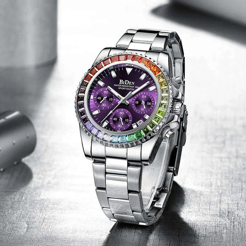 fashion-biden-brand-lady-dress-watch-calendar-colorful-rhinestone-dial-casual-business-women-wristwatch-silver-stainless-steelkimlud-womens-fashion-34612180