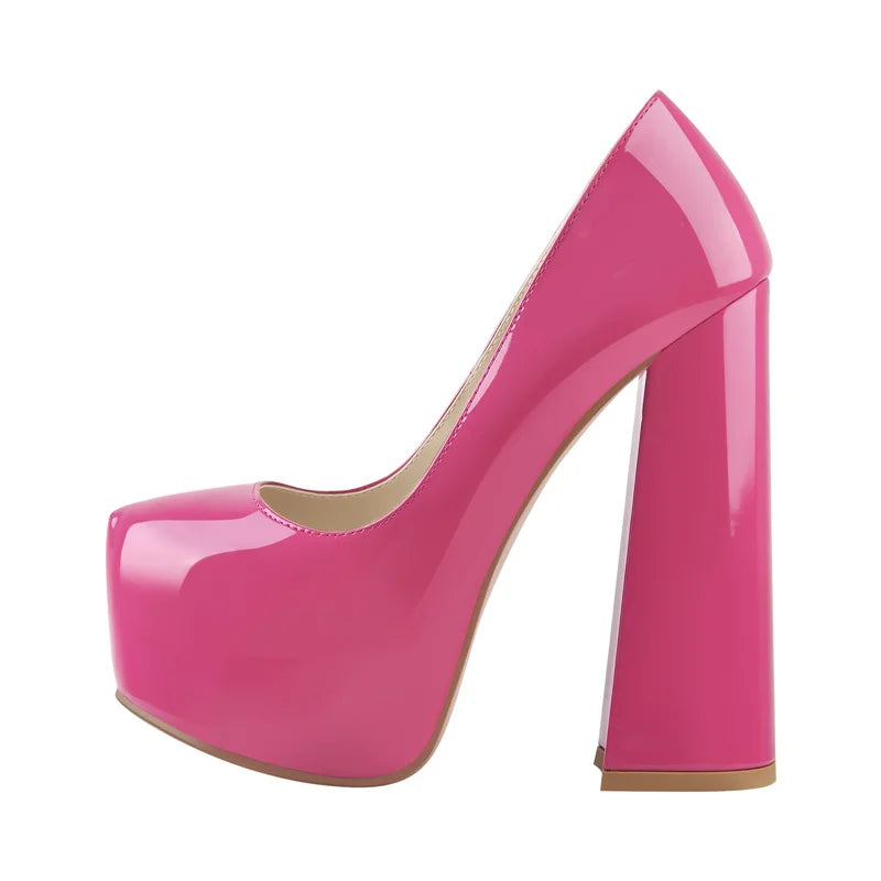 Pumps – Platform Square Toe – Pointed Toe Slip-On – Women | KIMLUD