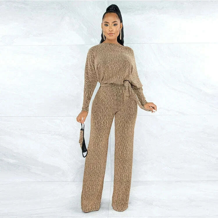 KIMLUD, ANSZKTN Women's Spring Loose Jumpsuit, KIMLUD Womens Clothes
