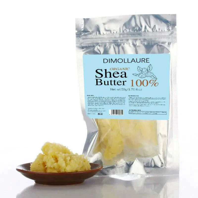 dimollaure-50g-500g-organic-shea-butter-unrefined-skin-care-esential-oil-handmade-soap-oil-body-oil-diy-base-oilkimludkimlud-35561149