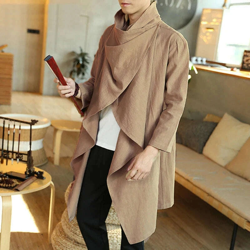 mens-retro-jackets-trench-windbreaker-casual-cotton-solid-color-scarf-collar-irregular-long-sleeve-cloak-loose-stylish-newkimlud-womens-fashion-34606269