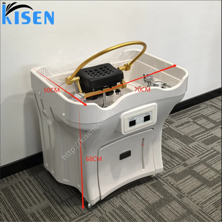 KISEN Hair Salon Furniture Portable Head Spa Equipment Portable Head Basin Beauty Salon Dedicated Hair Spa Portable Head Basin