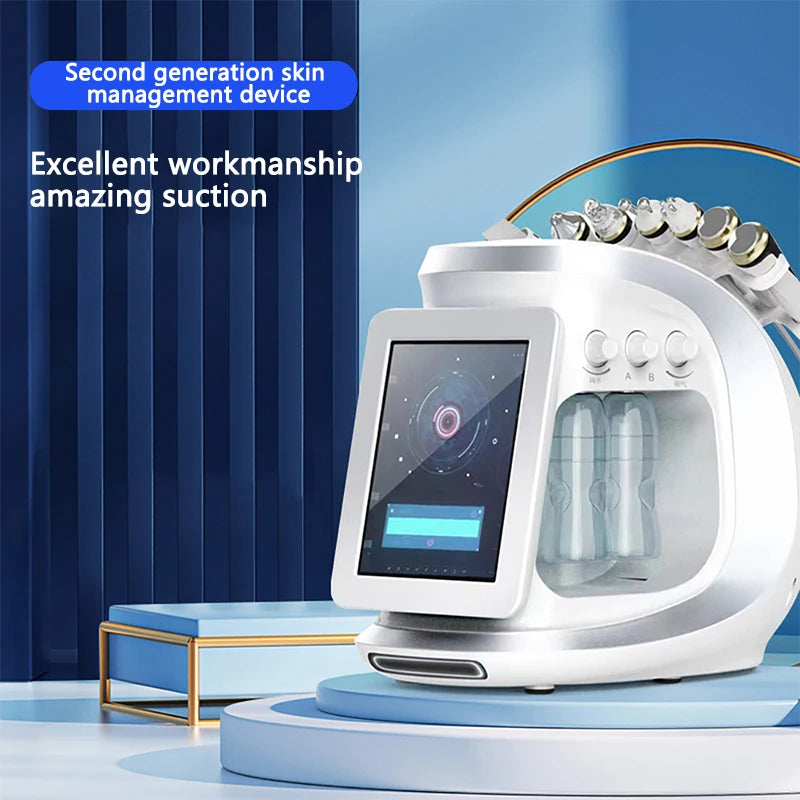 Hydro Dermabrasion Oxygen Facial Machine Pro Spa — Rose Pink | KIMLUD