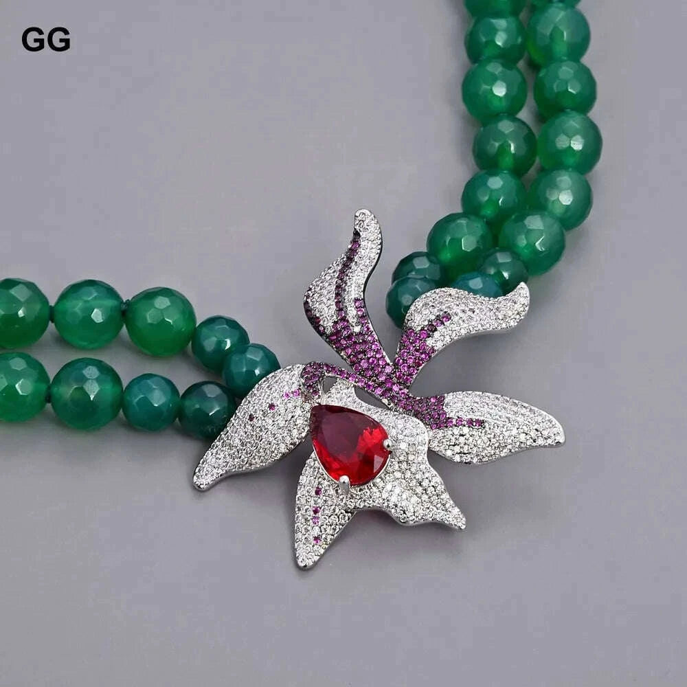 guaiguai-jewelry-18-19-2-rows-green-round-agates-necklace-red-crystal-cz-flower-pendant-for-women-kimlud-kimlud-33912914