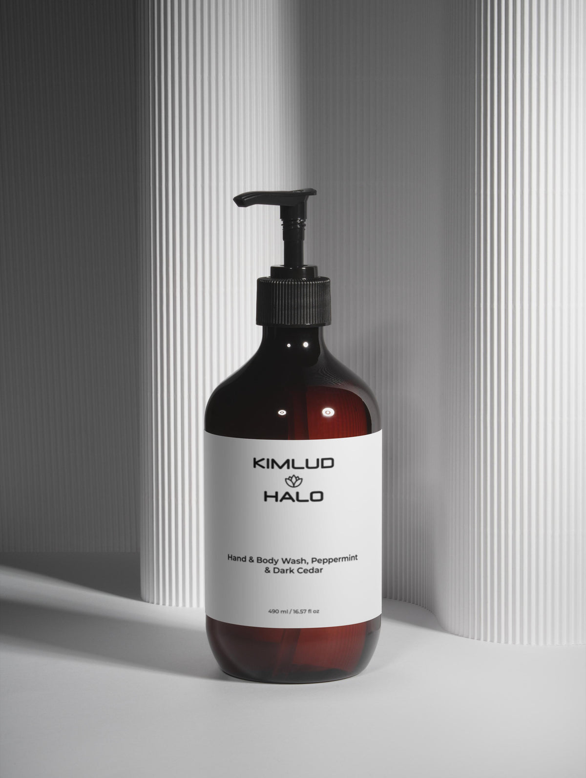 Hand & Body Wash, Peppermint & Dark Cedar