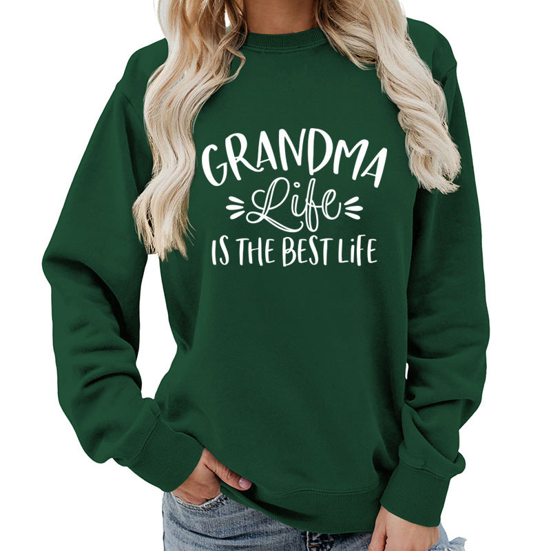Oversized Other Pattern Sweatshirt — Burgundy | KIMLUD