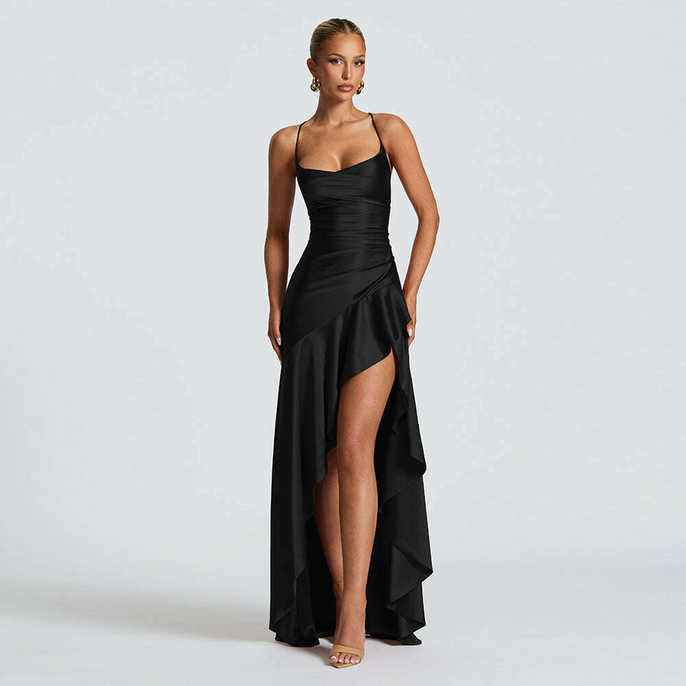 summer-2025-new-temperament-elegant-satin-long-skirt-personality-suspender-ruffle-high-slit-dress-club-clothing-vestidoskimlud-womens-fashion-34601319