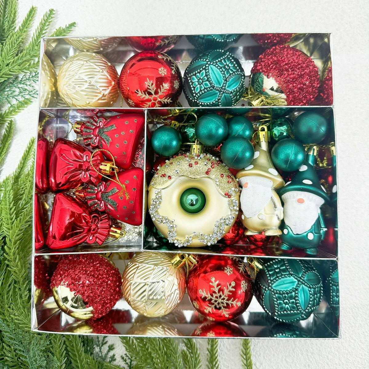 KIMLUD, Christmas Tree 42 Scenes Christmas Decorations, KIMLUD Womens Clothes