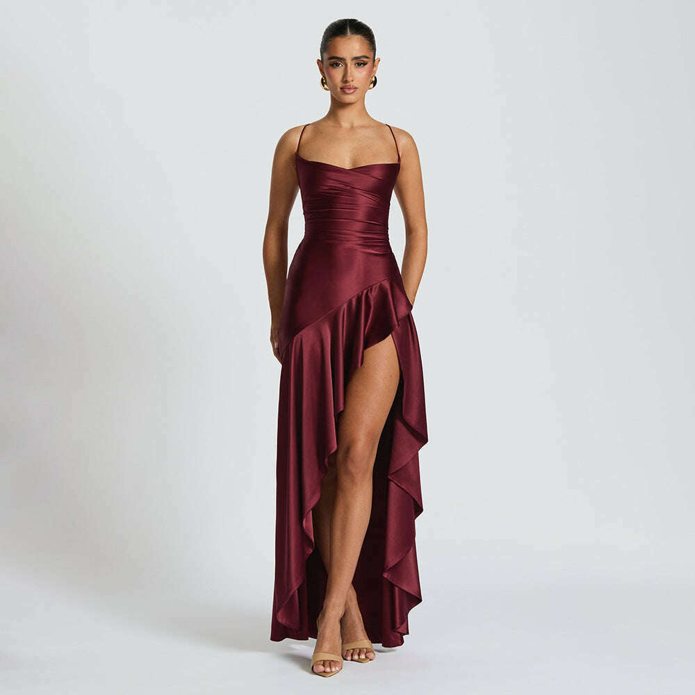 summer-2025-new-temperament-elegant-satin-long-skirt-personality-suspender-ruffle-high-slit-dress-club-clothing-vestidoskimlud-womens-fashion-34601325