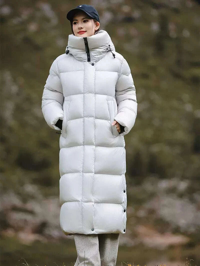 kimlud-3000-camp-new-arrival-95-white-duck-down-small-thickened-heattech-over-knee-mid-length-long-length-extreme-cold-down-jacket-female-winter-kimlud-womens-clothes-35043581