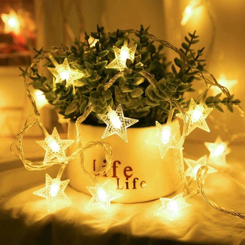 KIMLUD, Christmas Tree Led Pendant Gilding Ribbon Christmas, KIMLUD Womens Clothes