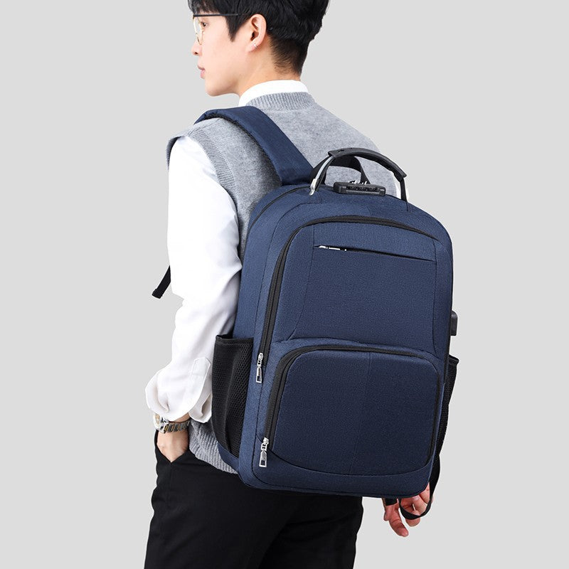 Ultra Spacious Large Capacity Backpack Oxford Cloth — Grey | KIMLUD