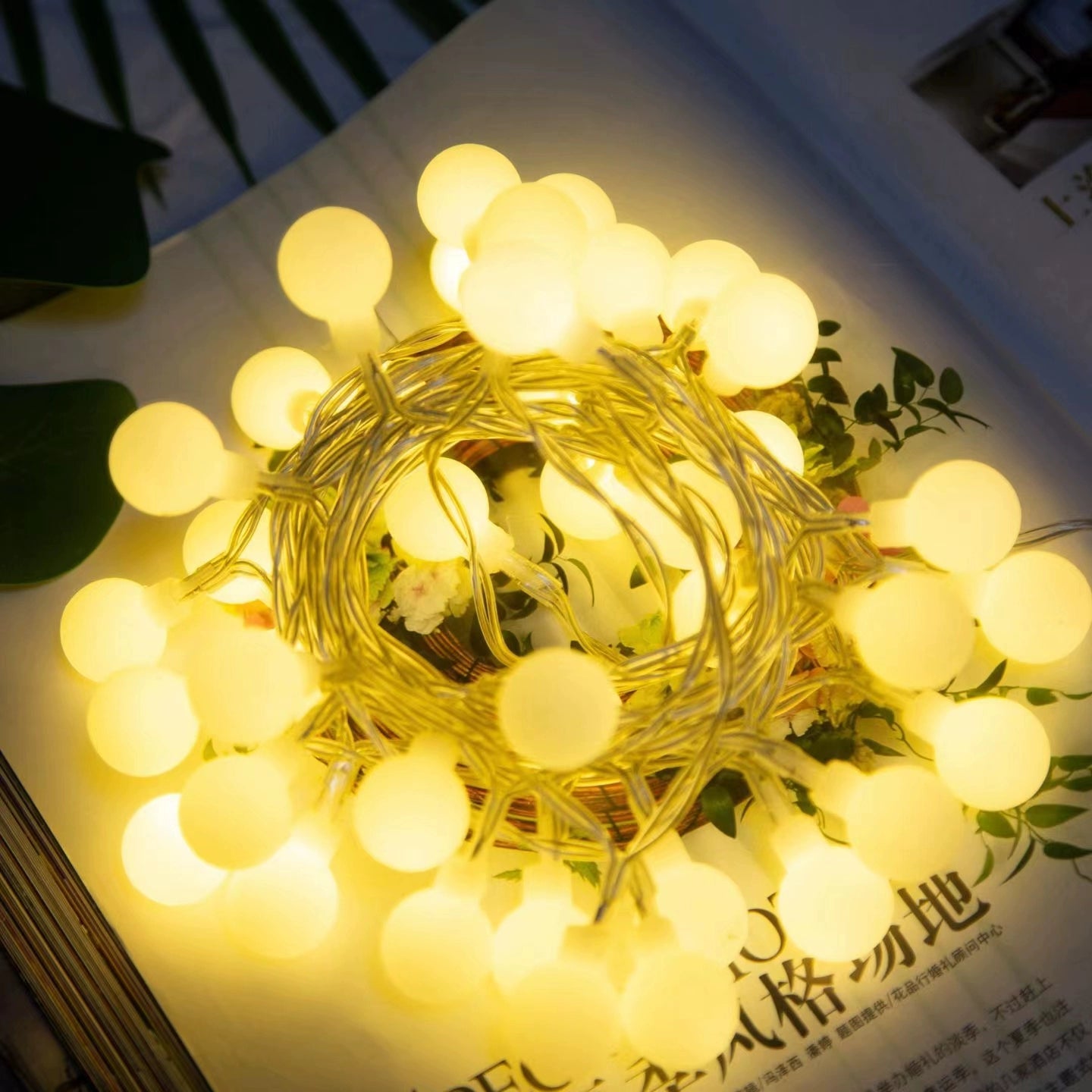 Christmas Tree Led Pendant Gilding Ribbon Christmas