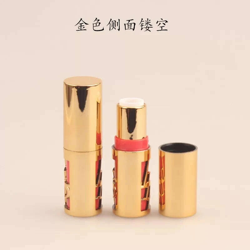KIMLUD, Lipstick Empty Shell Homemade by Hand DIY Lipstick Tube Lipstick Shell 12.1mm Lipstick Mold Lipstick Material Promotion, KIMLUD Womens Clothes