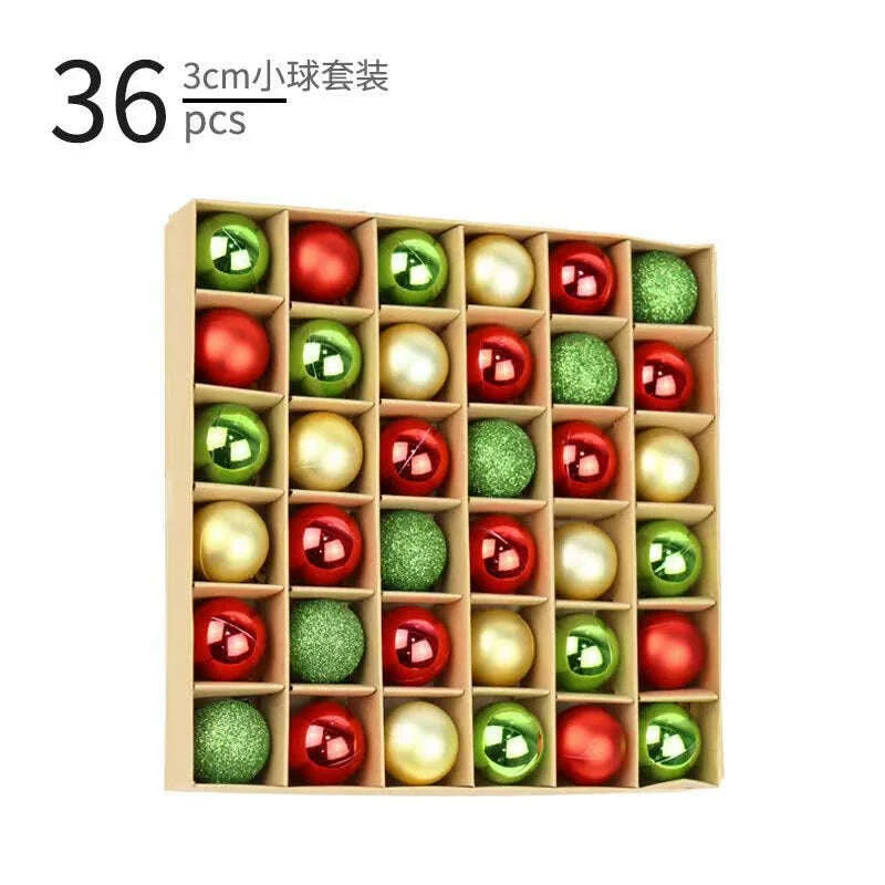 KIMLUD, Christmas Tree 42 Scenes Christmas Decorations, KIMLUD Womens Clothes