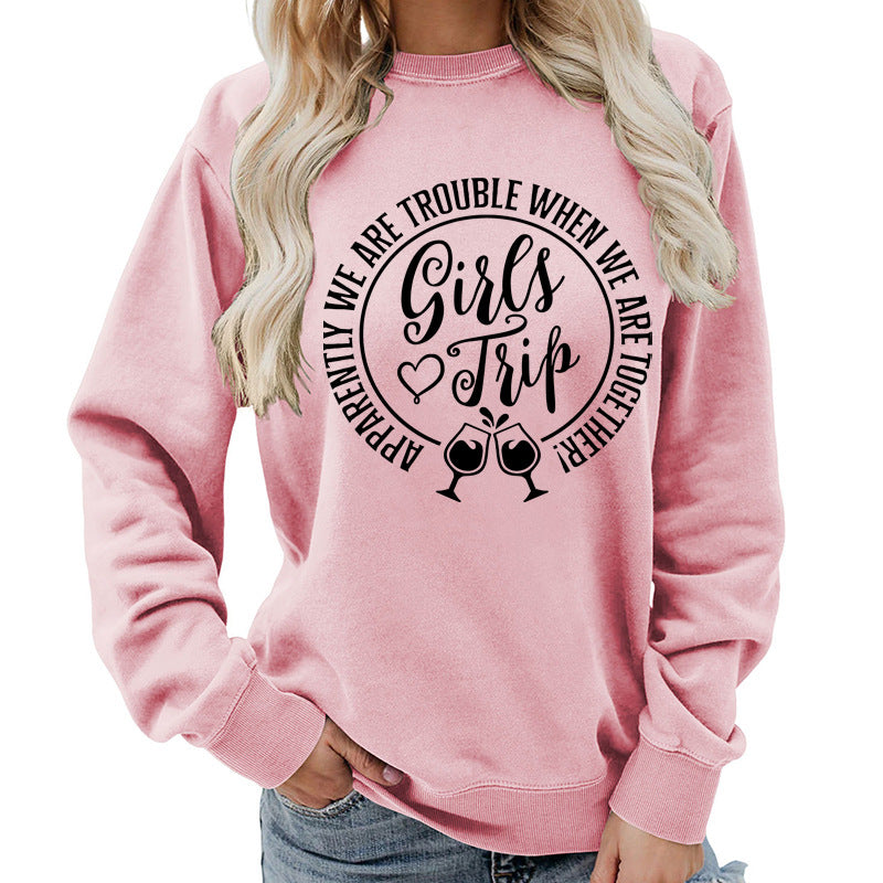 Premium Cotton Blend Printed Sweatshirt — Black | KIMLUD