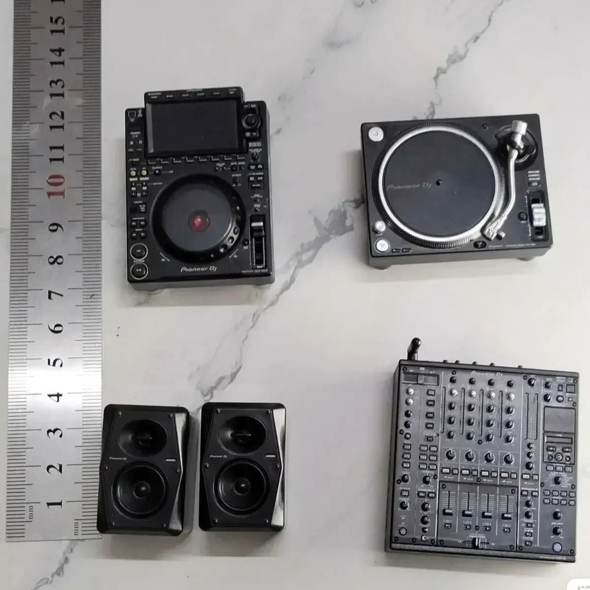 Plastic Mini Keychain Pioneer DJ Controller — Black | KIMLUD