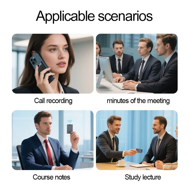 KIMLUD, Smart AI Recording Device with WiFi Quick Charge Large Memory Noise Reduction Function Portable Voice Activated Dictaphone, KIMLUD Womens Clothes