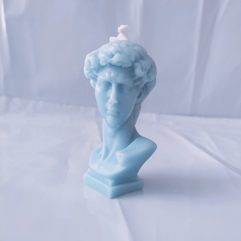 KIMLUD, Fruit scented candles, natural plant scented white tea, lavender, David sculpted Aromatherapy candles 4.5X6.5cm, KIMLUD Womens Clothes