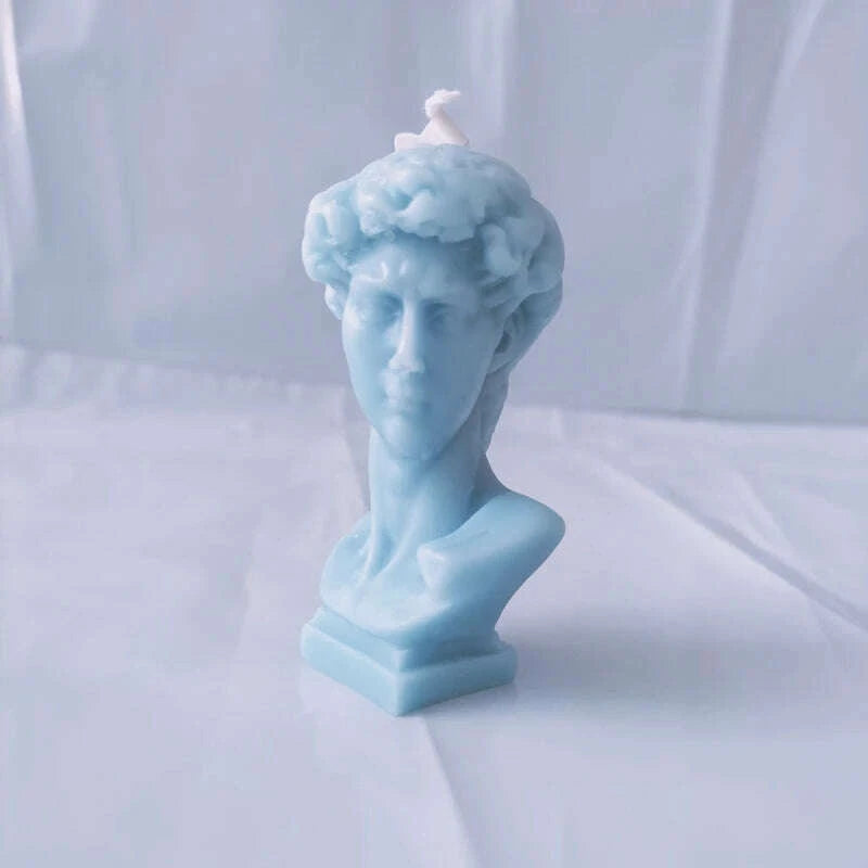 KIMLUD, Fruit scented candles, natural plant scented white tea, lavender, David sculpted Aromatherapy candles 4.5X6.5cm, KIMLUD Womens Clothes