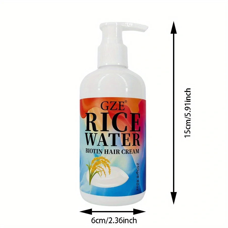 gze-rice-water-biotin-hair-cream-strong-hair-deep-hydrating-moisturizing-for-all-hair-typeskimlud-womens-fashion-34619692