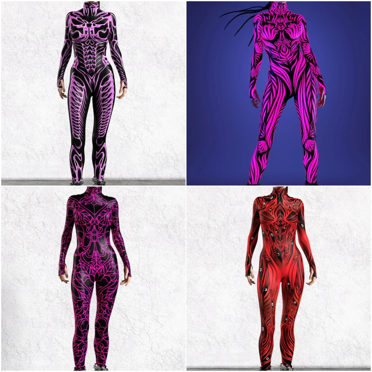 Zentai Suit – 3D Painted Cosplay – Polyester | KIMLUD
