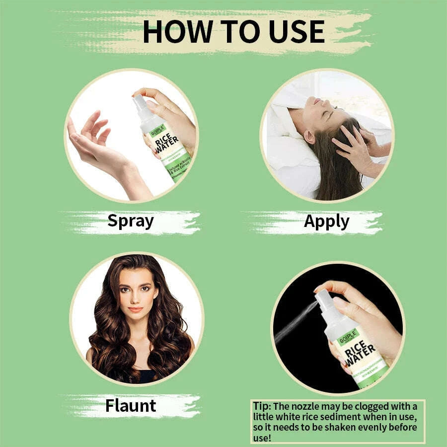 goiple-100ml-rice-water-repair-dry-frizzy-damaged-refreshing-balance-scalp-nourish-roots-smooth-anti-loss-hair-growth-spraykimlud-womens-fashion-34608669