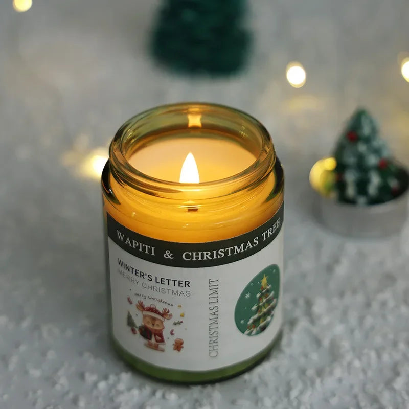 Emerald Glass Candle Scented Vanilla Freesia — Emerald Green | KIMLUD