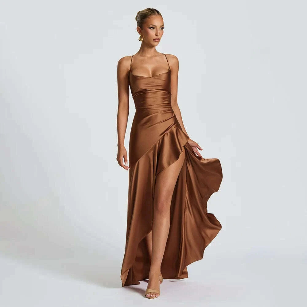 summer-2025-new-temperament-elegant-satin-long-skirt-personality-suspender-ruffle-high-slit-dress-club-clothing-vestidoskimlud-womens-fashion-34601327