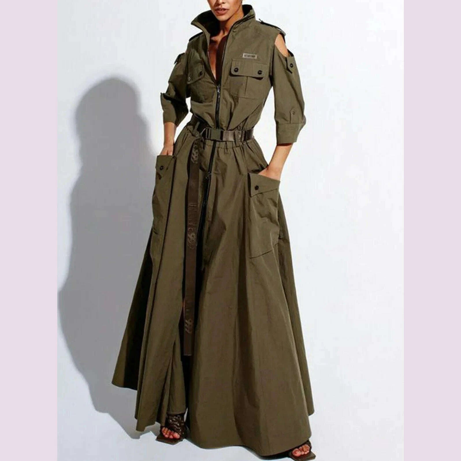 chic-solid-maxi-shirt-dress-casual-turndown-neck-half-sleeve-zipper-belt-pockets-long-dress-ladies-streetwear-women-clotheskimlud-womens-fashion-34621371