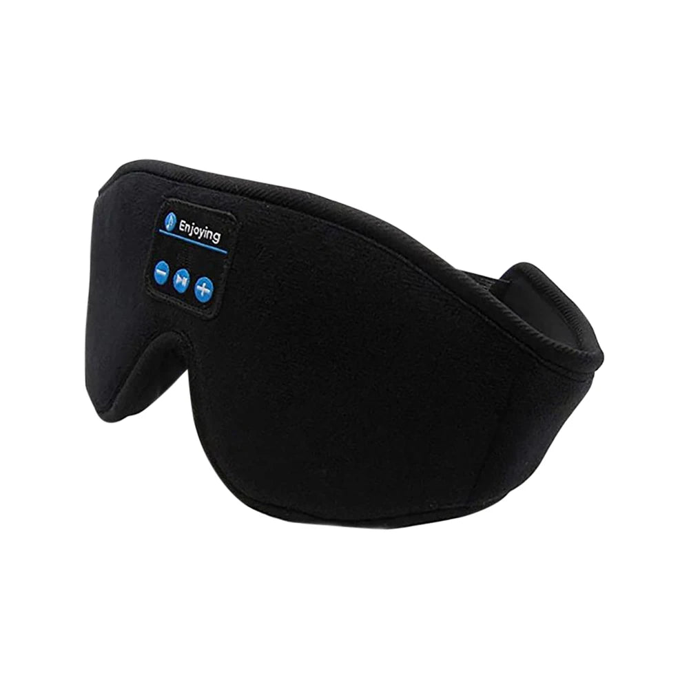 Sleeping Mask 3D Eye Mask Headsets Headband Soft Elastic Comfortable Wireless Music Headsets Eye Mask With Mic For Side Sleepers