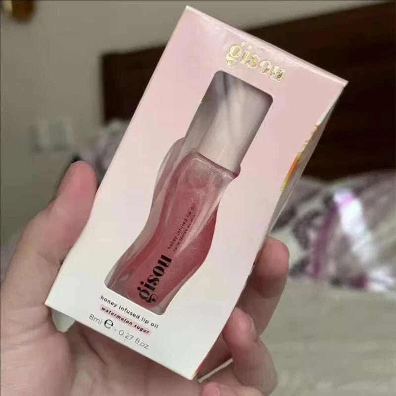 KIMLUD, Gisou INS Popular Moisturizing Lip Balm Original Lip Oil Care The Lips Benetitnt For Lips Plumping Exfoliating Plumping Gloss, KIMLUD Womens Clothes