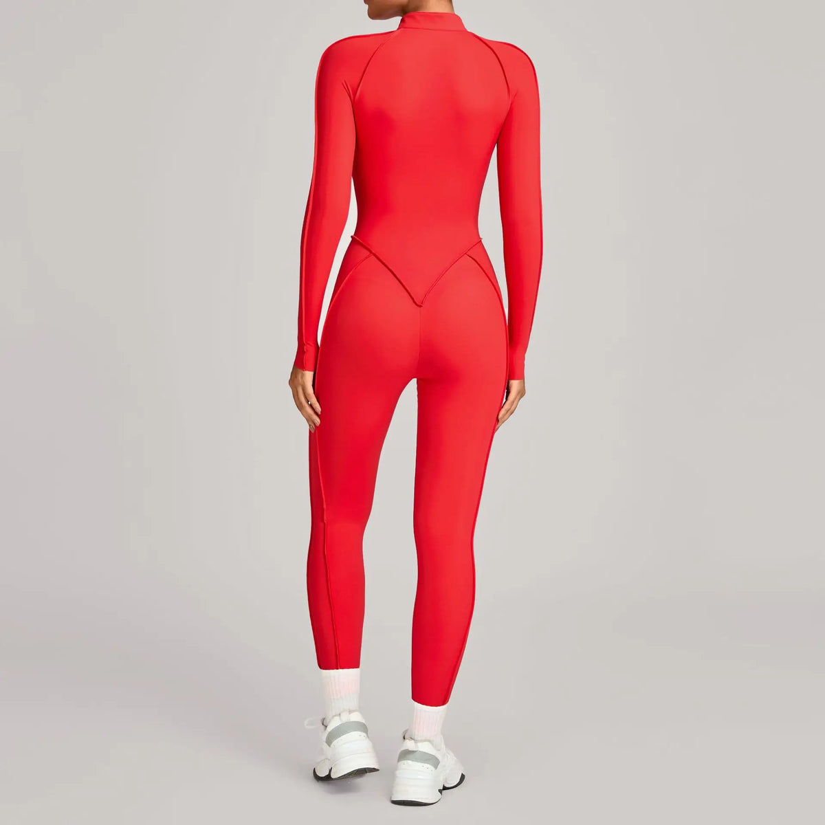 Jumpsuit – Zipper Long Sleeve – Nylon Elastane | KIMLUD