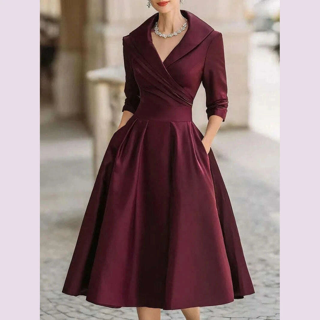 womens-fashion-dress-new-style-v-neck-waist-hugging-makes-you-look-slim-and-elegant-long-sleeves-maxi-prom-dresses-for-womenkimlud-womens-fashion-34618250