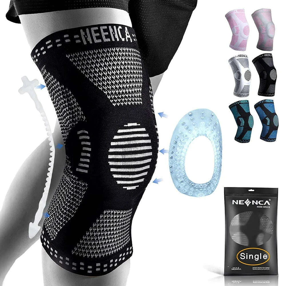 KIMLUD, NEENCA Copper Knee Brace Knee Support with Patella Gel Pad &Side Stabilizers for Knee Pain Sport Arthritis ACL Joint Pain Relief, KIMLUD Womens Clothes