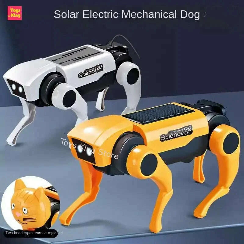 science-teaching-assembling-set-powered-learning-model-walking-animal-kids-education-toys-diy-solar-robot-dog-mechanical-cat-toykimlud-womens-fashion-34607400