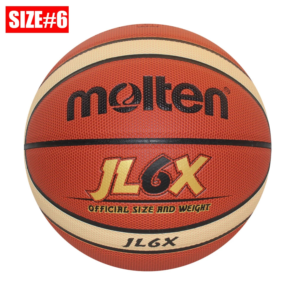 PU Basketball Official Size 7 6 5 — Orange | KIMLUD