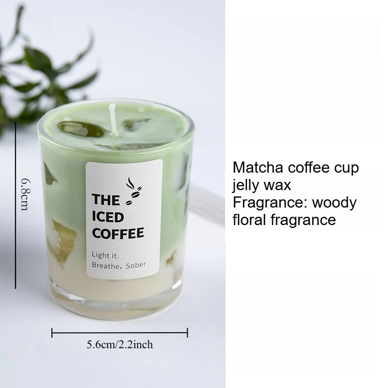 KIMLUD, Jelly Wax Coffee Cup Aromatherapy Bedroom Smoke Free Candles Romantic Atmosphere Fragrance, KIMLUD Womens Clothes