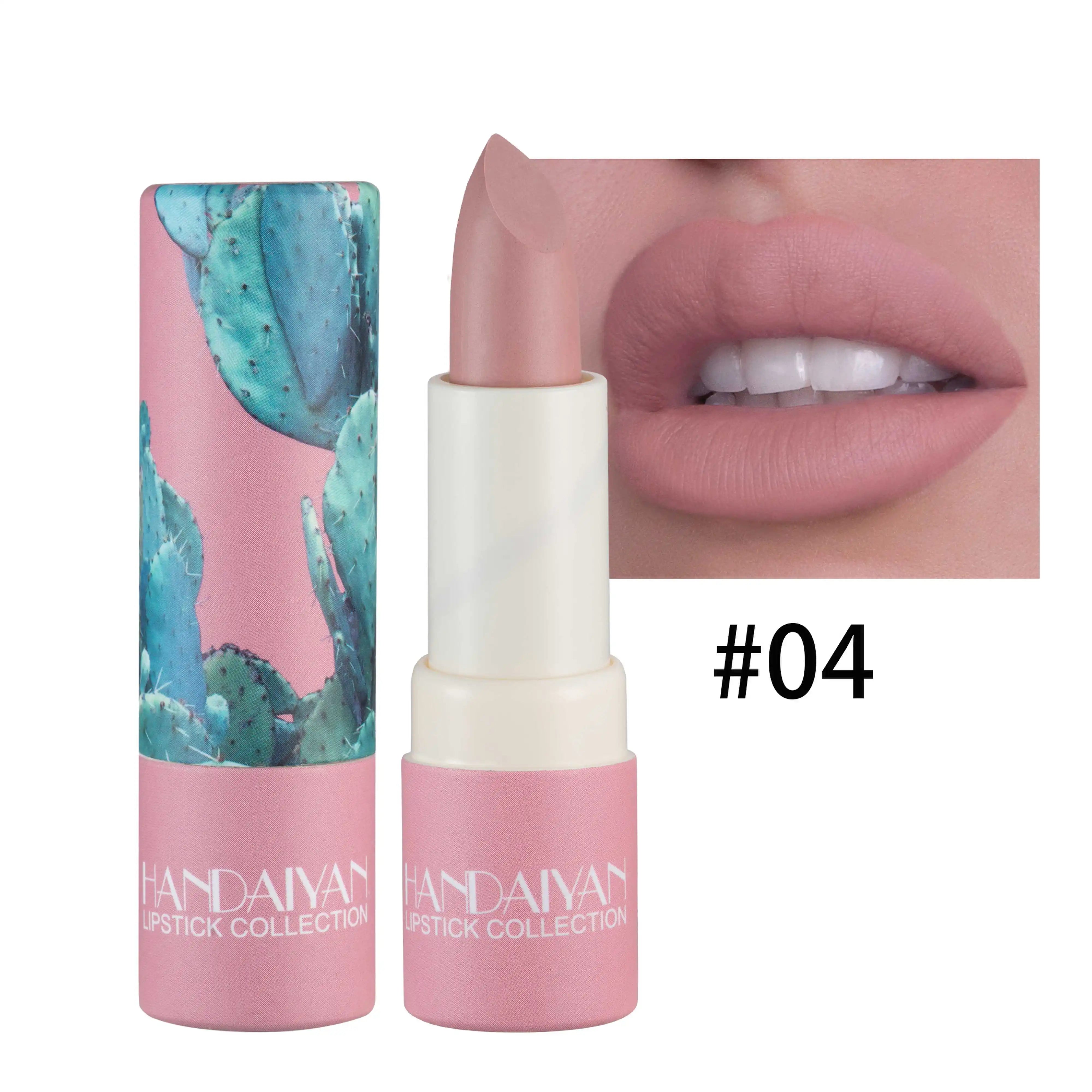 Matte Velvet Lipstick Handaiyan Nude Shade Longwear Creamy Finish — Nude | KIMLUD