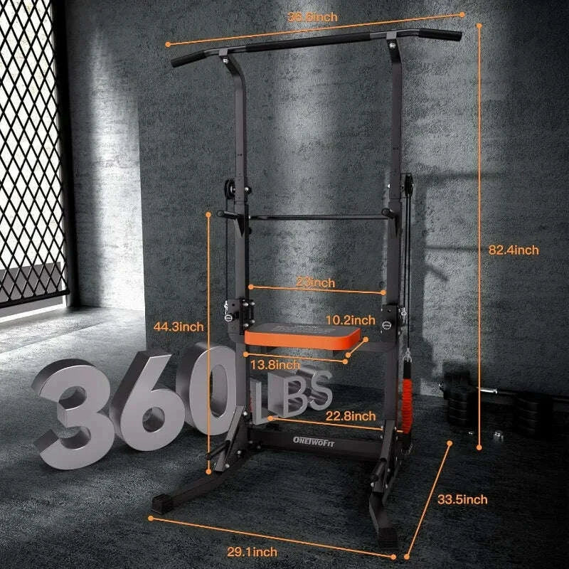 power-tower-pull-up-bar-station-assistive-trainer-multi-function-adjustable-height-dip-station-for-kimlud-kimlud-33916477