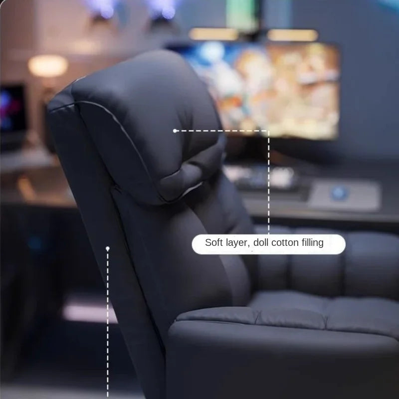 Office Chair – Ergonomic Big and Tall – Adjustable Footrest | KIMLUD