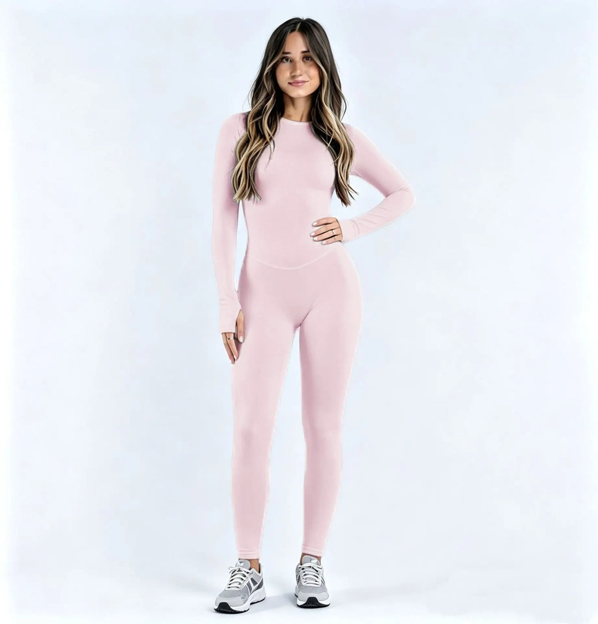 Sports Overall Bodysuit – Seamless – Nylon Elastane | KIMLUD