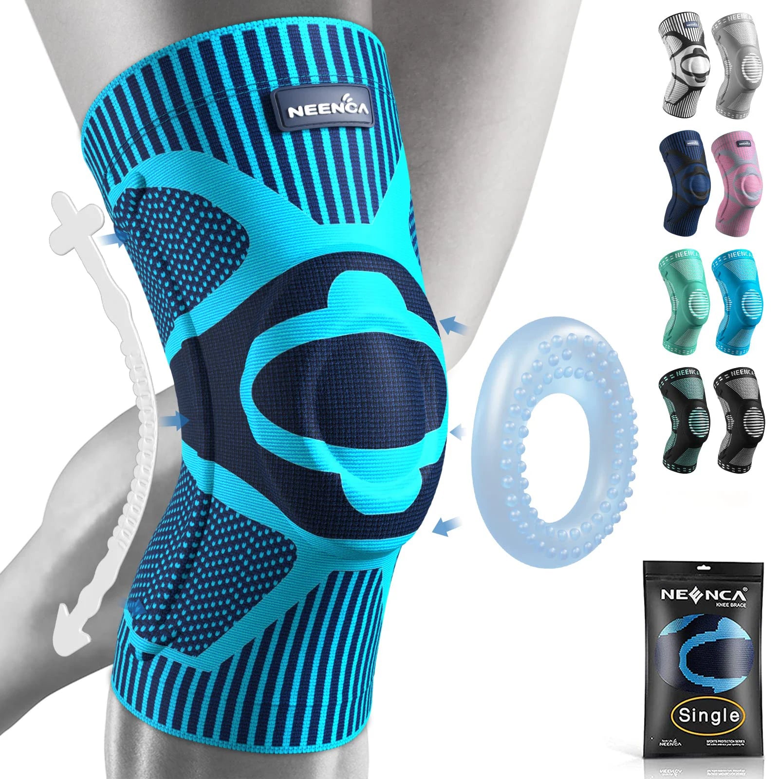 KIMLUD, NEENCA Knee BracesCompression Knee Support for Knee Pain Relief Sleeve Meniscus Tear ACL Arthritis Joint Pain Injury Recovery, KIMLUD Womens Clothes
