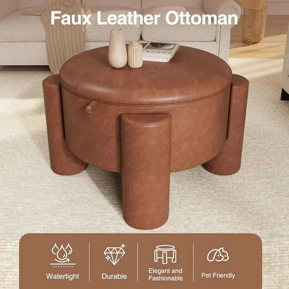 storage-ottoman-with-removable-top-24-round-coffee-table-ottoman-upholstered-footrest-faux-leather-ottoman-for-smallkimlud-womens-fashion-34604167