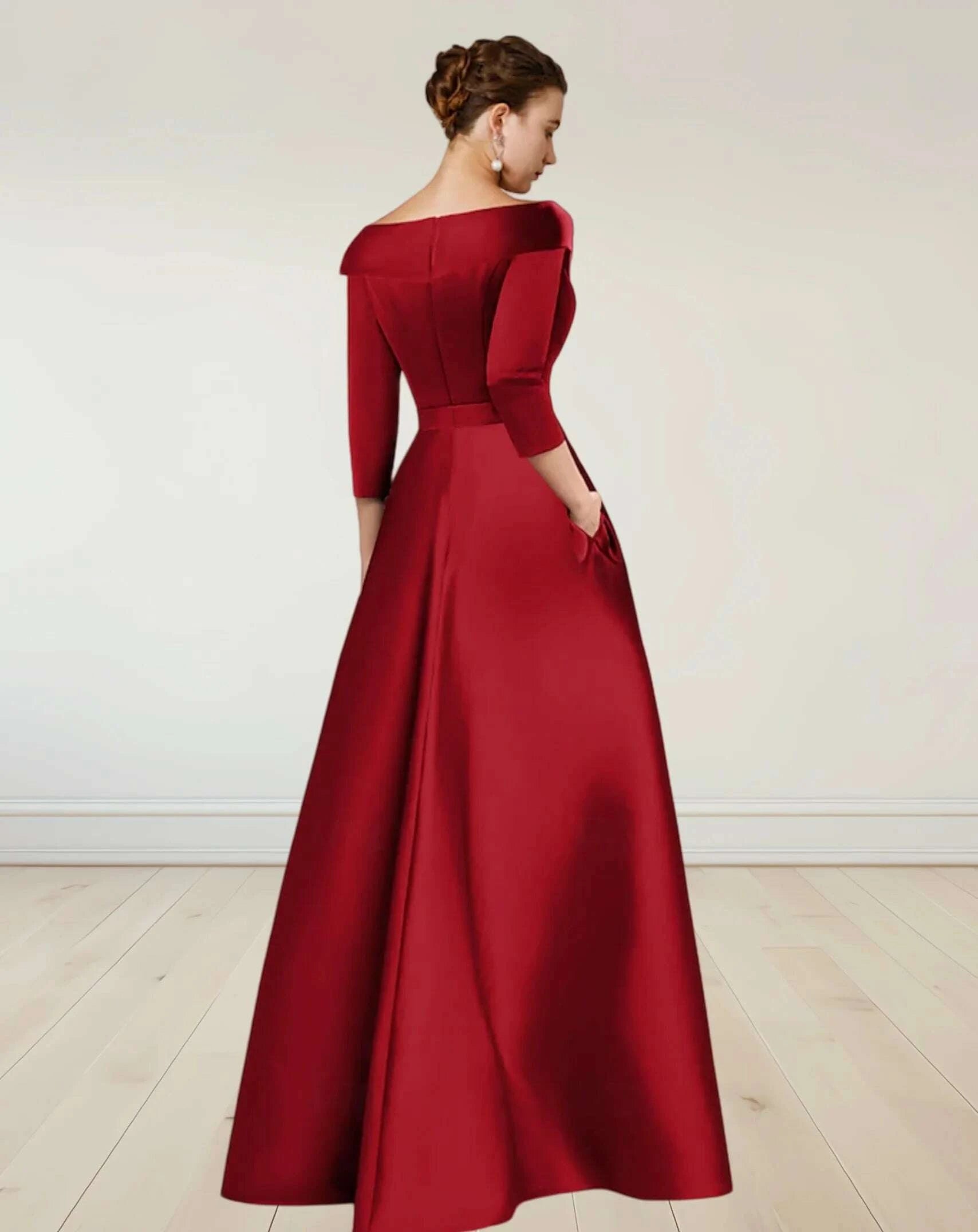 a-line-christmas-vintage-evening-gown-elegant-dress-formal-floor-length-34-length-sleeve-with-appliques-beading-2024kimludkimlud-35572506