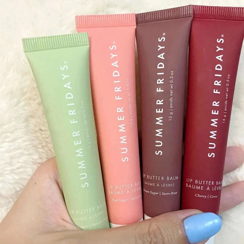 summer-fridays-lip-balm-moisturizing-mirror-lip-gloss-lip-vanilla-pink-sugar-coffee-cake-smell-lipstick-transparent-oil-makeupkimludkimlud-35563309