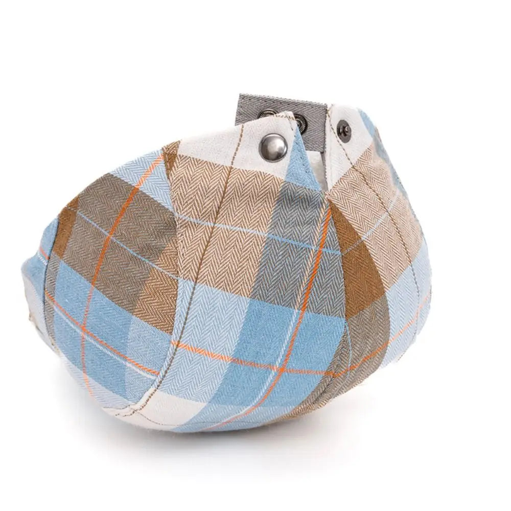 Newsboy Cap – Colorful Checkered Pattern – Polyester – Multicolor | KIMLUD